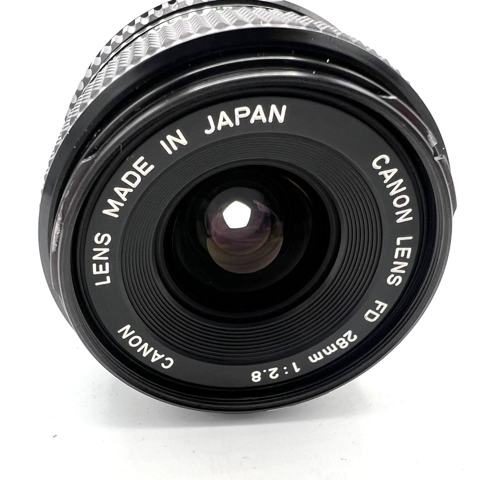 Canon New FD mount 28mm F2.8 MF Wide Angle vintage Lens AE-1 ae1 A-1 F1 Tested - Image 3 of 4