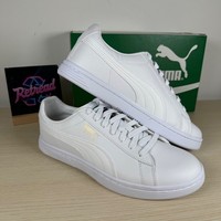 Puma Court Star SL Trainers Triple White Unisex UK Size 8, EU 42 New Boxed