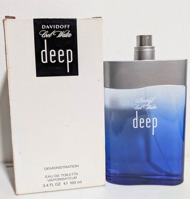 Davidoff Cool Water Deep Eau de Toilette 100ml / 3.4oz spray Free Shipping!