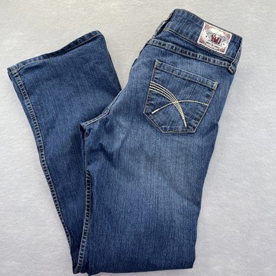 YMI Boot Cut Jeans Women Junior Size 9 Low Rise Flare Stretch Vintage Y2K
