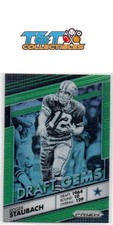 Roger Staubach 2016 Panini Prizm Draft Gems Green #8 Dallas Cowboys 78