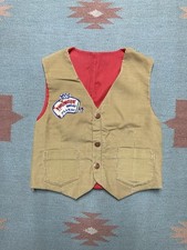 Vintage corduroy vest jacket Thunder wonder bread parody youth toddler size