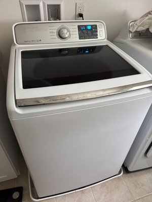 #ad Samsung WA50M7450AW A4 5.0 cu. ft. Top Load Washer in White $249.00
