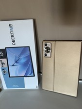 Android 15 Tablet 10 Zoll mit Gemini AI, Gold/ RoséGold