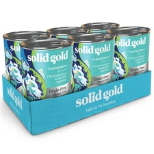 Solid Gold Sensitive Stomach Wet Dog Food Adult & Senior - Grain Free, 6-Pk 12.5