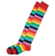 Clown Socks Multi Coloured Costume Accessory