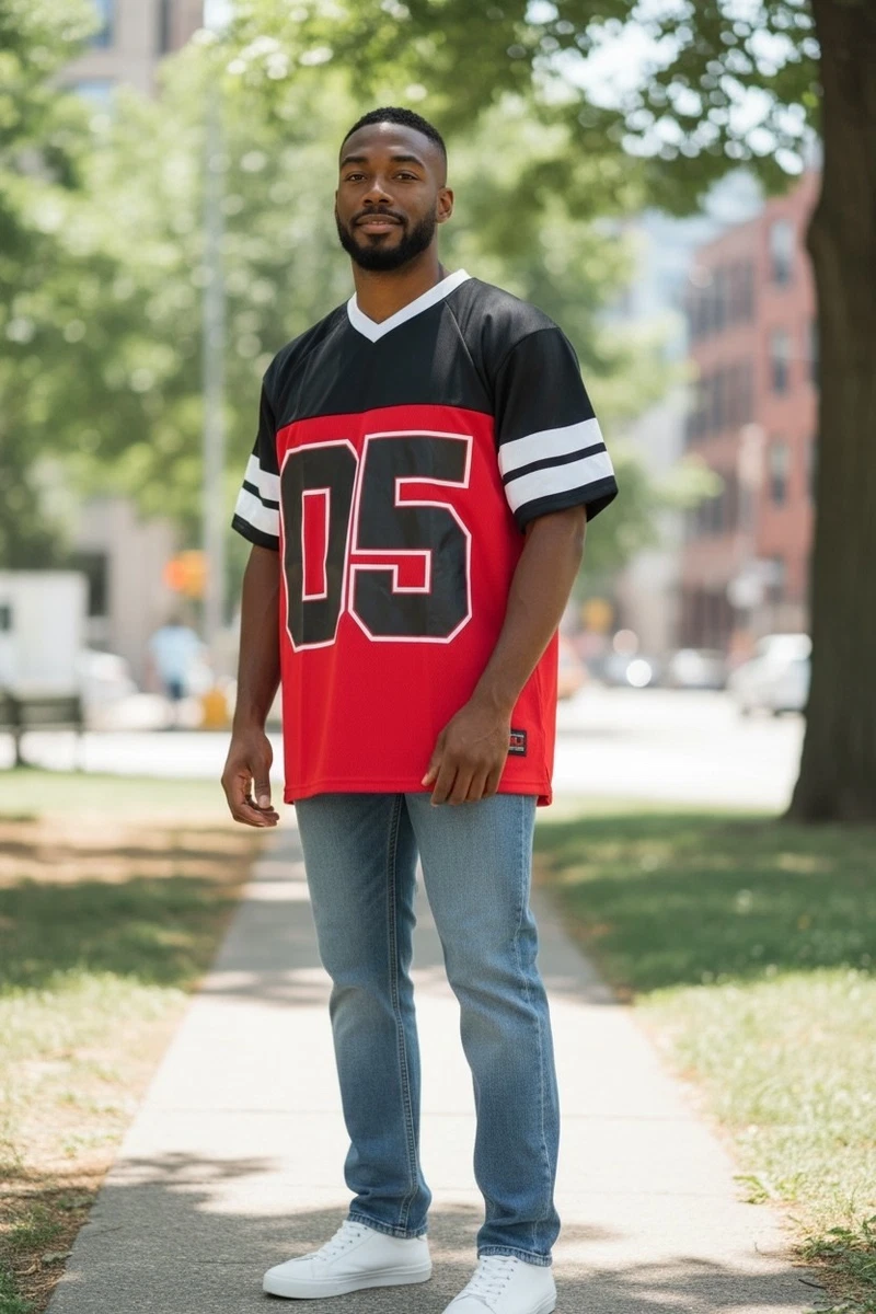 FUBU Jersey Red Activewear Tops for Men for Sale | Shop Men's