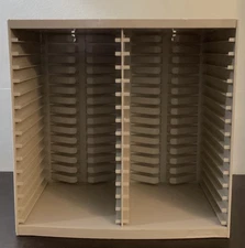 Fellowes CD Spring Ejection Storage Unit Holds 30 DVD Rack Tower Compact Disc