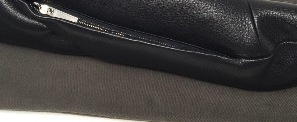 Rick Owens черный Twist застежки кожи подлинный минималист дизайнерская сумка - Изображение 4 из 4