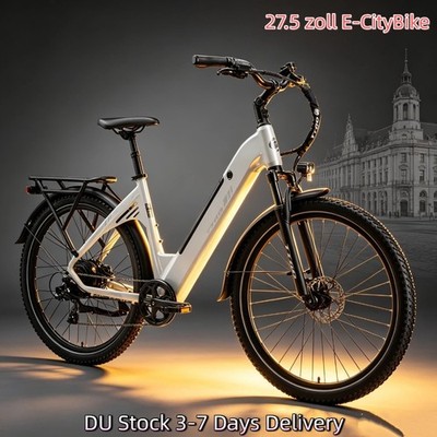 250W 48V 13.5AH Elektrofahrrad  27.5'' E-CityBike E-Fahrrad Pedelec 110KM TTGO C5