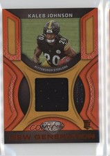 2025 Certified New Generation Jerseys Mirror Orange /249 Kaleb Johnson 1rm6