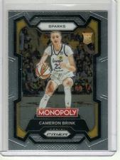 2024 Panini Prizm Monopoly WNBA Cameron Brink #39 Rookie RC