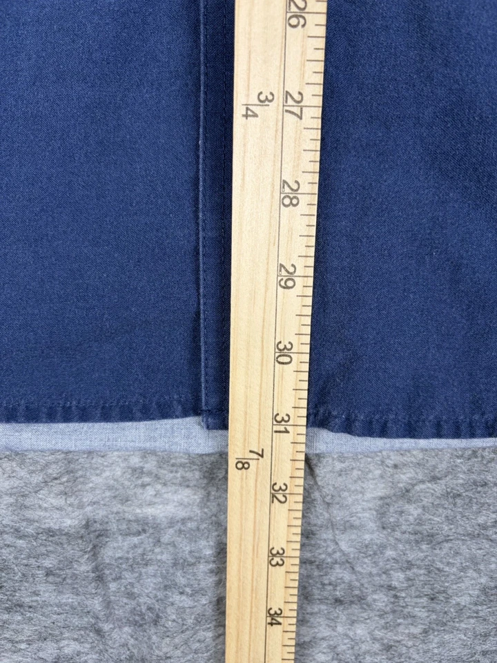 Wrangler Shirt Mens XL Blue Pearl Snap Southwestern Aztec Stripe Western - Image 3 of 4