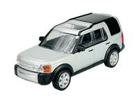 Rastar Land Rover Discovery 3 Silber 1:43 Die Cast Metal Model Neu Im Kasten