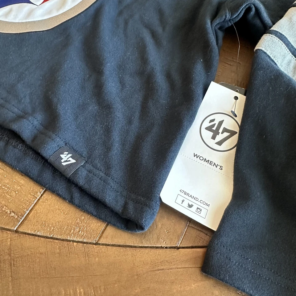 Sudadera con capucha negra azabache Pittsburg Steelers marca '47 nueva con etiquetas talla grande para mujer Foto 4 de 4