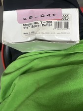 RIDGID Spiral Tooth Cutter Drain Cleaning Cable Attachment T-208 1-1/2 in