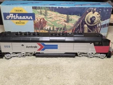 HO Scale Athearn, FP45 Diesel Locomotive Amtrak, Silver, #503 - 3624