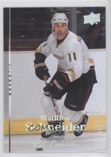 2007-08 Upper Deck UD Exclusives 73/100 Mathieu Schneider #324 0b3