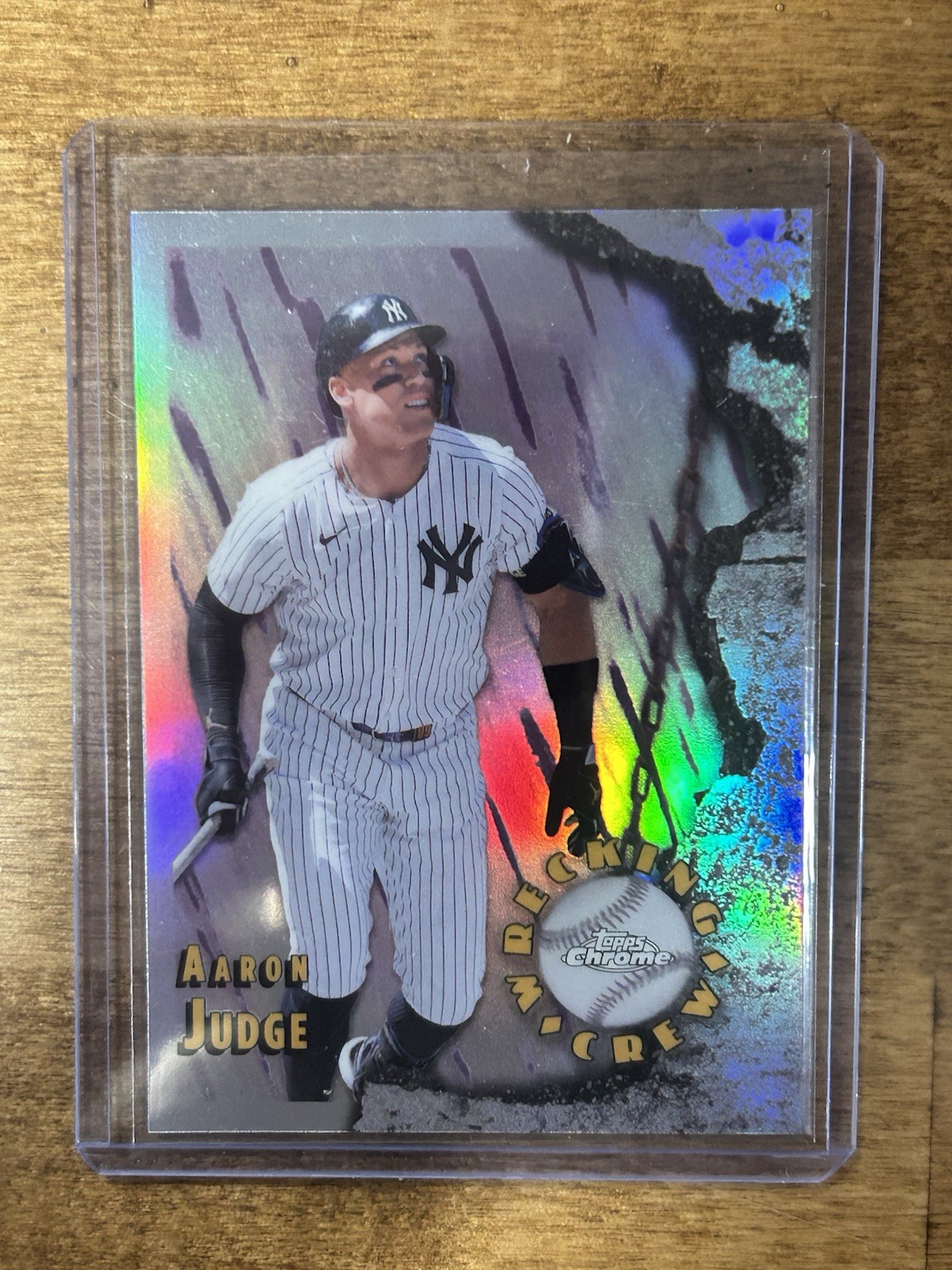 2026 Topps Chrome Aaron Judge Wrecking Crew Refractor NY Yankees