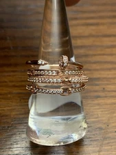 Bomb Party Delicates Ring Size 8 RG43484 Heard The Doubt, Kept Going CZ On RG