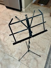 Music Stand Black Wire Fully Adjustable  Bag  Polishing Cloth
