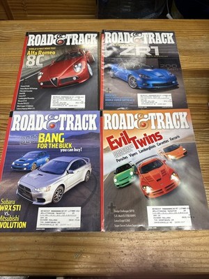 Vintage Road And Track 2008 Full Year Lot Set Of 12 Automotive Magazines