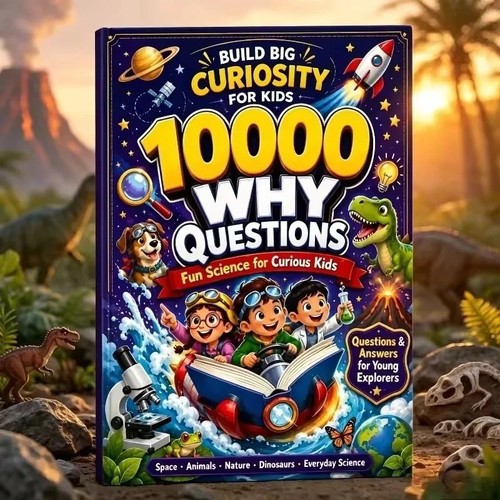 1000 Whys for Kids 2026 The Ultimate Question and Answer Book for Curious Young - Afbeelding 1 van 2