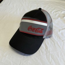 Coca-Cola Mesh Trucker Hat Black Red White Gray Soda Theme Classic Adjustable