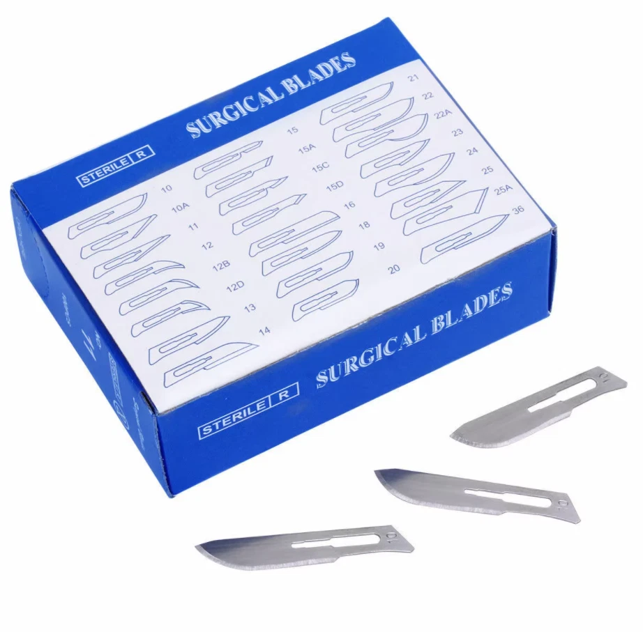 Surgical Scalpel Sterilized Blades Carbon Steel Material 10#/11#/15#/22#/24#/60# - Image 3 of 4