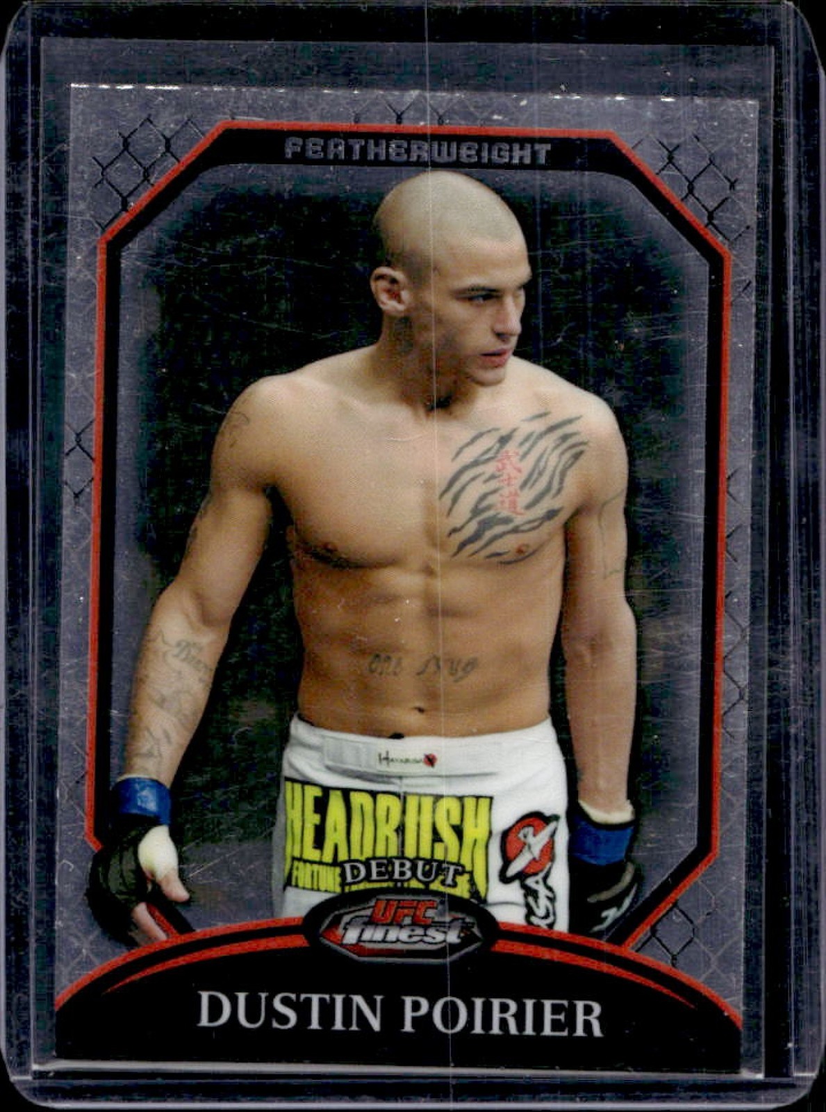 2011 Topps Finest Dustin Poirier Rookie RC #2