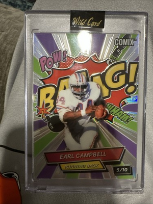 #ad #ad 2025 Wild Card Comix Earl Cambell 10 Silver $12.00