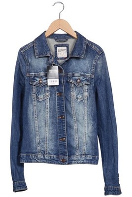 Esprit Jacke Damen Anorak Jacket Kurzmantel Gr. S Baumwolle Blau #vhvhzl4