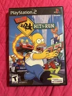 SONY PS2 THE SIMPSONS HIT & RUN with manual