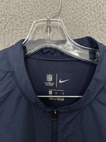 LA CHARGERS Mens Size Medium quarter Zip Windbreaker Pull Over NFL Polyester - Picture 2 of 5
