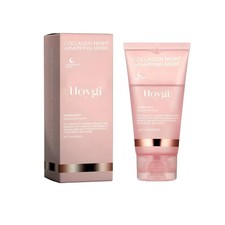 Masque facial peel off enveloppant de nuit bio-collagène pour une peau éclata...