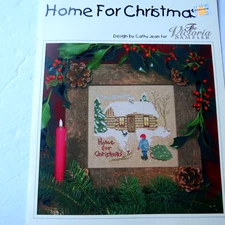 Victoria Sampler HOME FOR CHRISTMAS Cross Stitch 2007 Cabib coming home