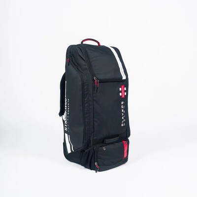 2026 Gray Nicolls Players Select Wheelie Seesack Cricket Tasche - schwarz - kostenloser Versand