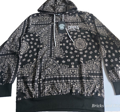 Crooks & Castles Hoodie Black/Cream Lightweight Men's Size XL New with Tags
