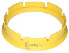 Zentrierring für Alufelgen  Kunststoff 72.6mm/65.1mm hellgelb