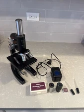 VINTAGE  BAUSCH  &  LOMB  OPTICAL  CO.  MICROSCOPE With Accessories READ