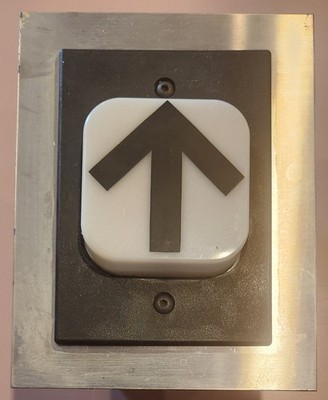 Vintage Dover Elevator Hall Directional Indicator, Twrminal, Top Or Bottom