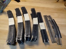 Lot Of 71 Pieces Ho Scale Bachmann Curved And Straight Tracks,check Pictures