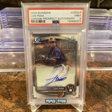 LUIS PENA Bowman Chrome 2025 Auto