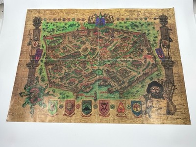 Original Baldur s Gate Double-Sided Map Insert Sword Coast City MC-INS-625-0