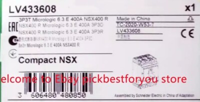 ✓🔥1pc for new LV433608 NSX400R MIC6.3E 3P3D (by DHL or Fedex