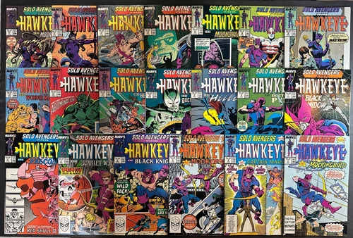 SOLO AVENGERS Hawkeye #1-20 1987 Complete Series Marvel Comics 1st Print VF/NM