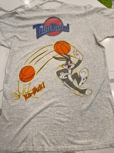 Rare Vintage Space Jam Lola Bugs Bunny 1996 Ka-Slam T-Shirt 90s - Herren XL - Bild 4 von 15