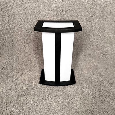 Trans Globe Outdoor Wall Sconce Lantern Black/Opal Acrylic Shade 40290