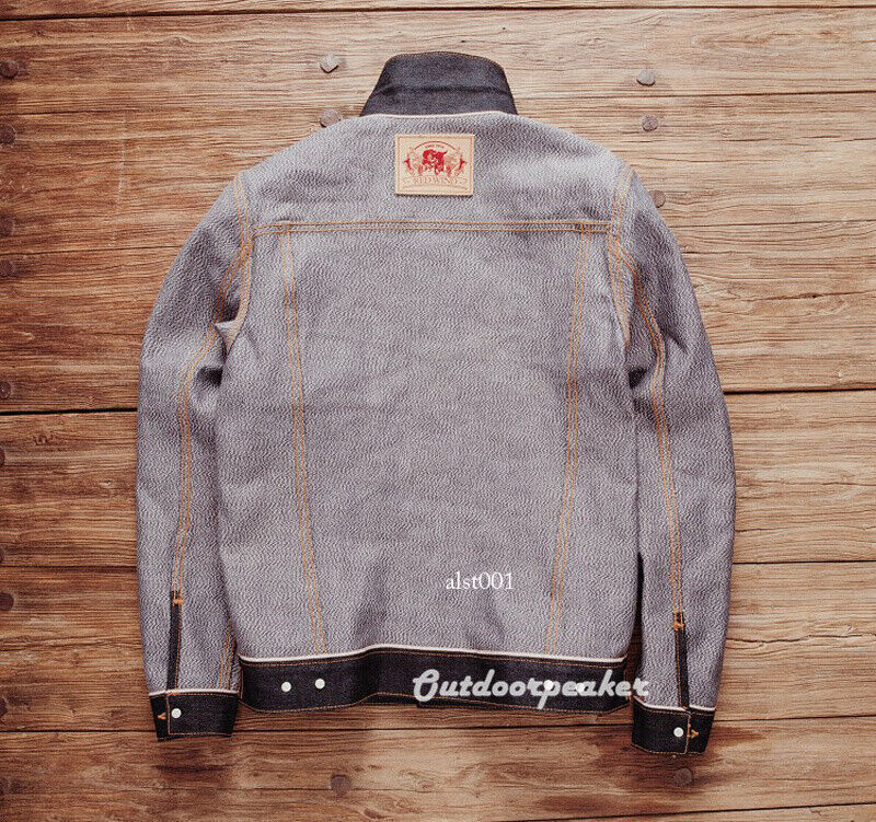 ジャケット・アウター RED SELVAGE 1st Model denim jacket Red Tornado Winter Classic Trucker Jacket 16oz Selvage Denim