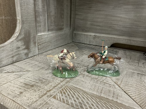 Dept 56 Dickens Village Accessories “Polo Players” Set of 2 - Picture 3 of 6